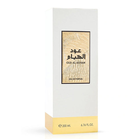 Oud Al Huyam EDP Spray 200ML (6.76 OZ) by Rasasi | Long Lasting, Refreshing, Floral, Luxurious Unisex Scent. - Intense Oud