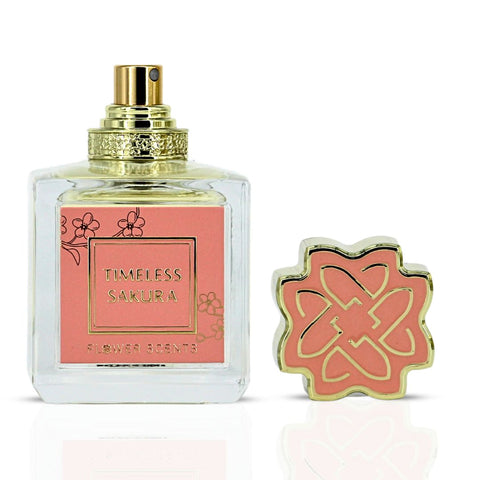 Timeless Sakura Eau de Parfum Spray 65ml (2.2 oz) by Flower Scents (Velvet Pouch) (Auction)