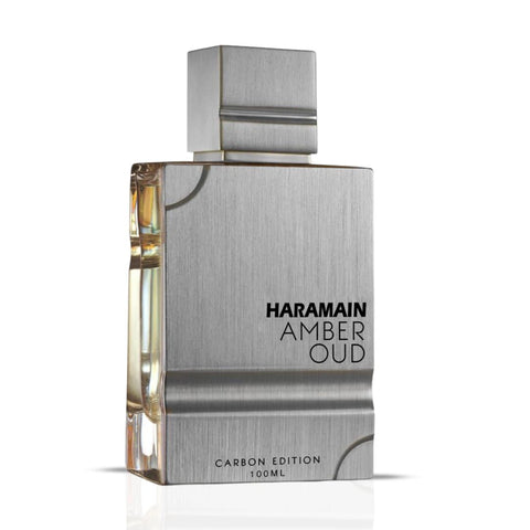 Amber Oud Carbon Edition Eau de Parfum Spray 100ml (3.4 oz) by Al Haramain - Intense Oud