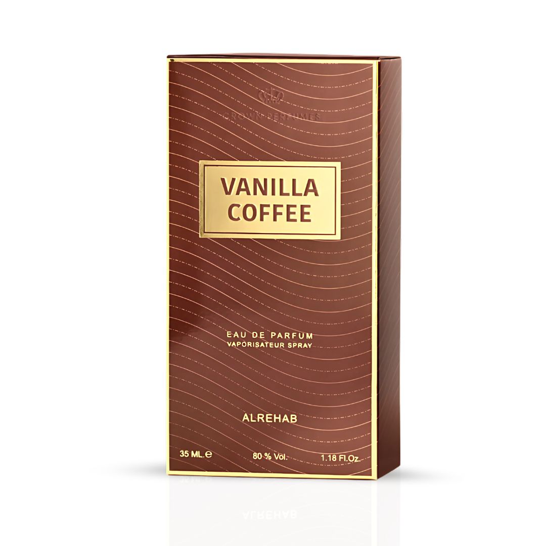 Vanilla Coffee Eau De Parfum Spray 35ML (1.18 OZ) By Al Rehab | A Soothing Blend Of Lavender, Vanilla, & Honey With A Smoky Tobaco finish. - Intense Oud