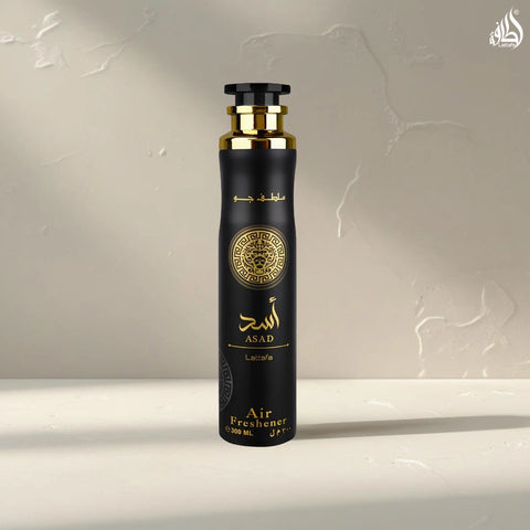 Asad Air Freshener 300ml (10.1 oz) by Lattafa | No Ordinary Freshness – A Statement in Scent - Intense Oud