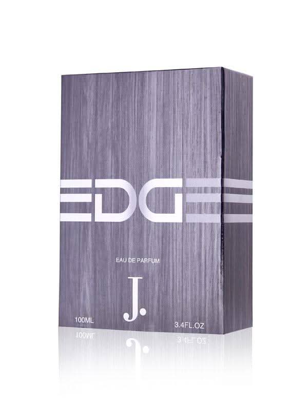 Junaid Jamshed Edge EDP Eau De Parfum 100ml bottle with elegant packaging and branding, ready for display.