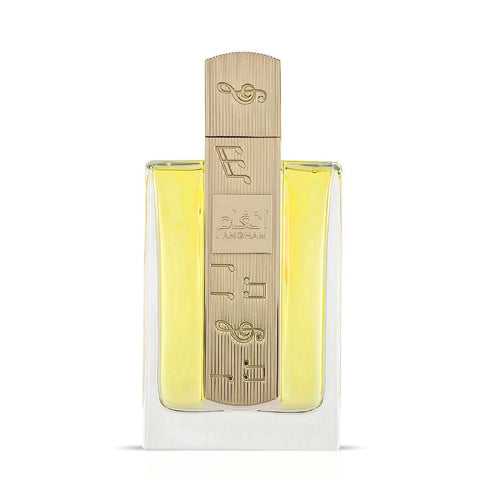Angham Eau de Parfum Spray 100ml (3.4 oz) by Lattafa (Velvet Pouch) - Intense Oud