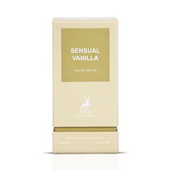 Sensual Vanilla Eau de Parfum Spray 80ml (2.7 oz) by Maison Alhambra | A Creamy Blend of Almond, Vanilla & Woods - Intense Oud
