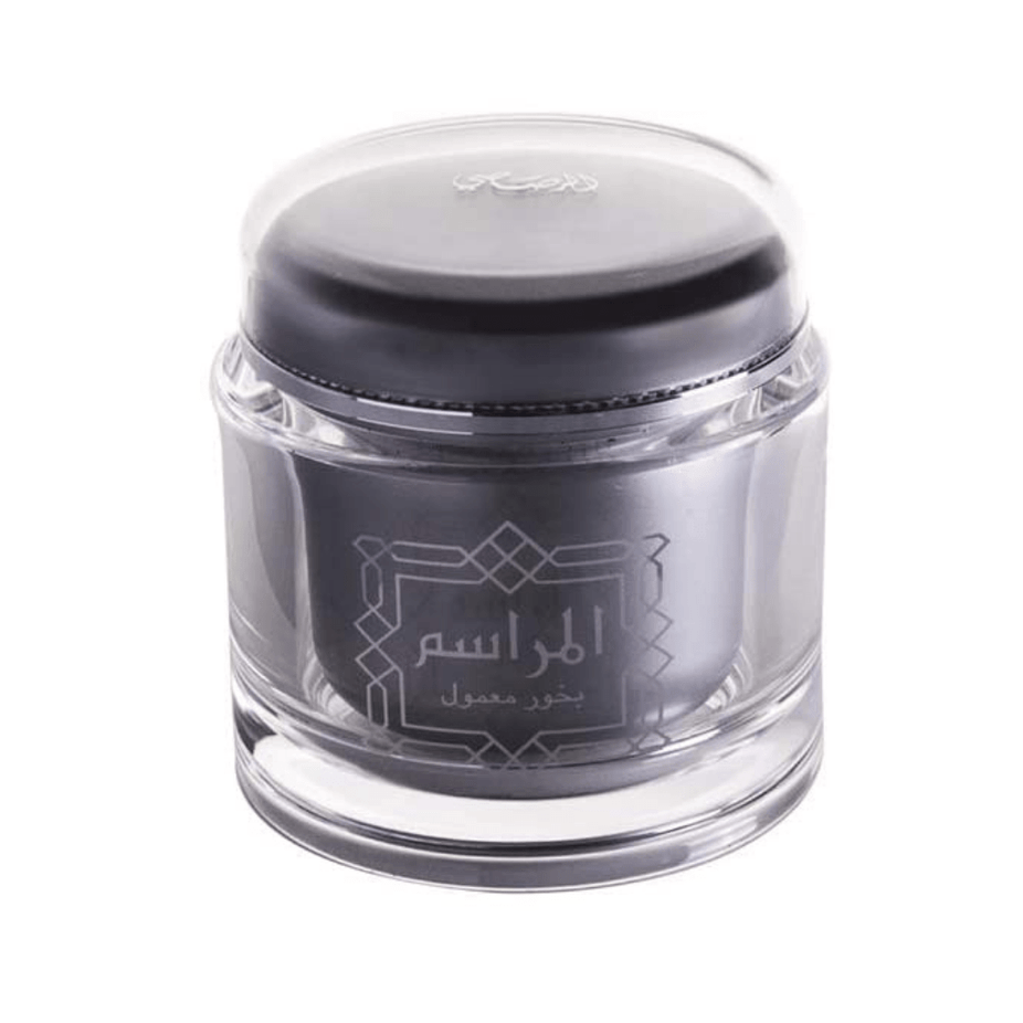 Rasasi Bakhoor al Marasim, 22 tablets, traditional aromatic incense blocks for home fragrance, displayed in the image.