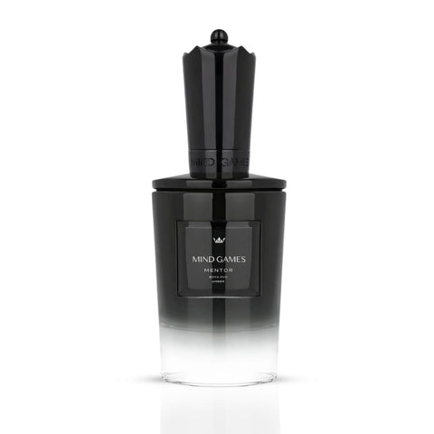Mentor Extrait de Parfum by Mind Games in a 100ml bottle, showcasing elegant packaging for this luxury EDP extrait de parfum.