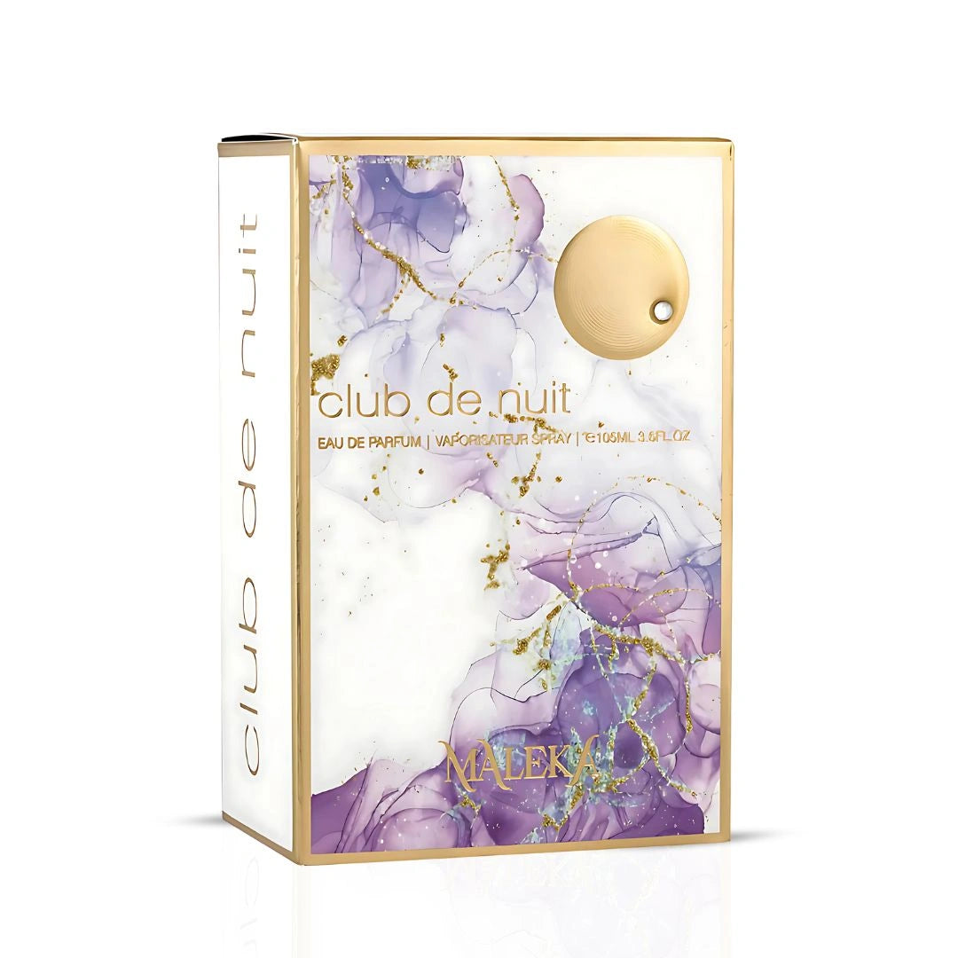 Club De Nuit Maleka Eau de Parfum Spray 105ml (3.6 oz) by Armaf | Fresh, Feminine, Softly Bold & Unforgettable - Intense Oud