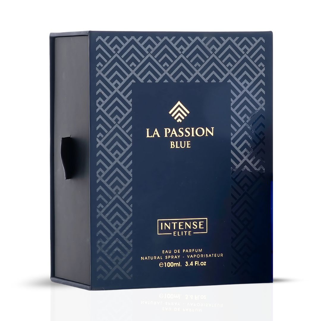 LA Passion Blue for Men EDP - Eau De Parfum 100 ML (3.4 Oz) I By Intense Elite - Intense Oud