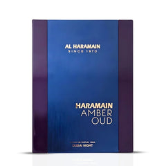 Amber Oud Dubai Night Extrait De Parfum Spray 100ML (3.4 OZ) By Al Haramain | A Luxurious Blend Of Spicy Saffron, Rich Agarwood & Amber, Balanced With floral & Woody Notes For A Captivating Scent. - Intense Oud