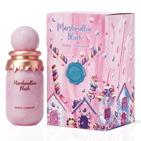 Marshmallow Blush Eau de Parfum Spray 100ml (3.4 oz) & 50ml (1.7 oz) by Paris Corner (Bundle)