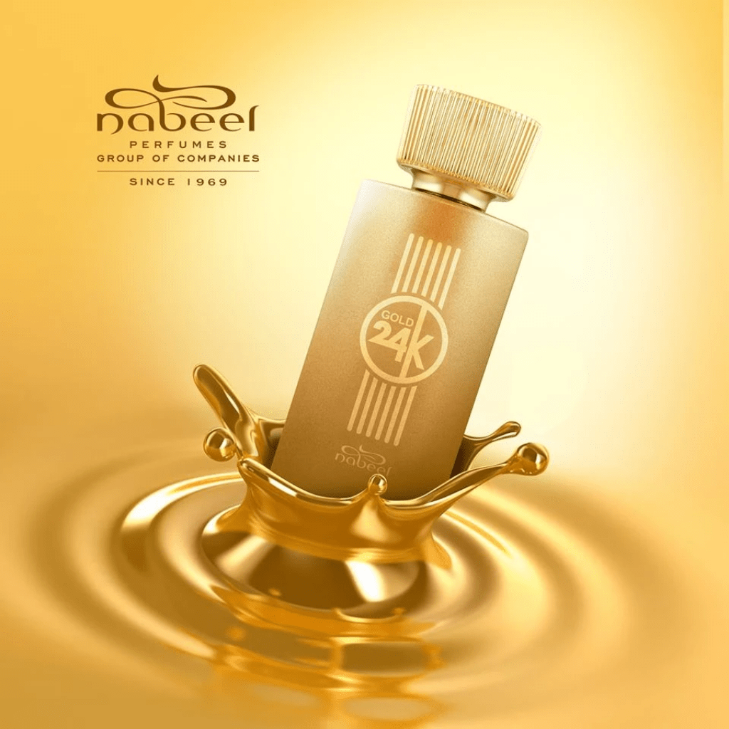 Gold 24K EDP - 100 ML (3.4 oz) by Nabeel | (WITH VELVET POUCH) - Intense oud