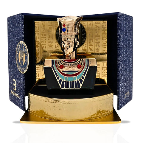 Pharaoh Ramesses I Eau De Parfum Spray 100ML (3.4 OZ) By BHARARA | A Bold & Daring Blend Of Rum, Fiery Spices, & Rich Woods With A Touch Of Sweet Caramel & Vanilla. - Intense Oud