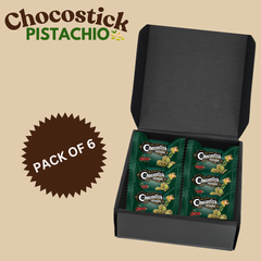 Dubai Choco-Stick Pistachio By Intense Delish | Rich Chocolate, Nutty Crunch, Pistachio Perfection. (BOX OF 6) - Intense Oud