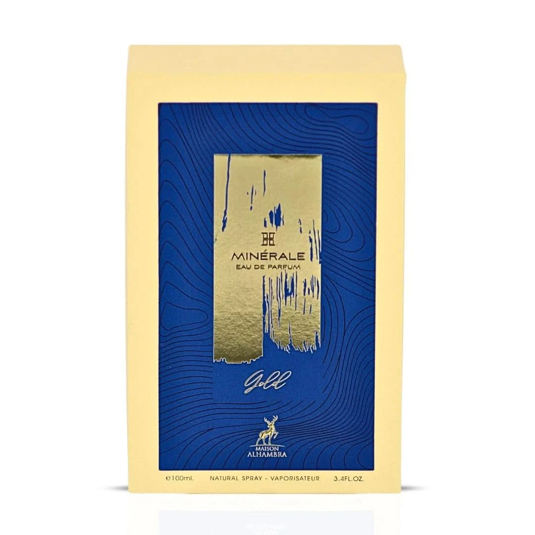 Minerale Gold Eau de Parfum Spray 100ml (3.4 oz) by Maison Alhambra Minerale Gold Eau de Parfum Spray 100ml (3.4 oz) by Maison Alhambra