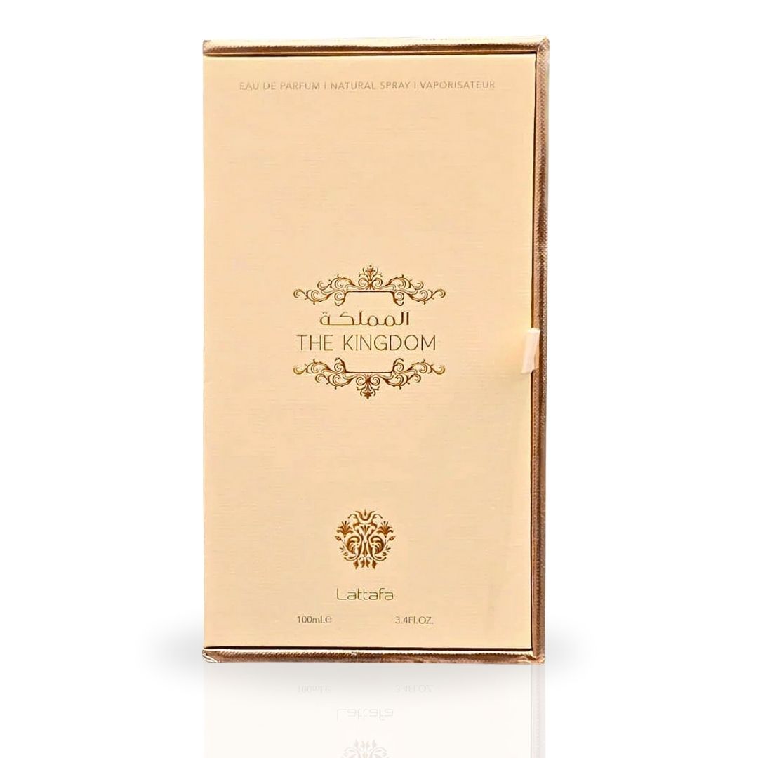 The Kingdom for Women EDP Spray 100ML (3.4 OZ) by Lattafa | Long Lasting, Luxurious, Captivating Fragrances. - Intense Oud