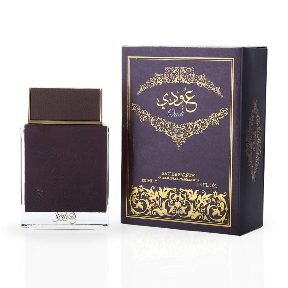 Ard Al Zafraan Oudi EDP Eau De Parfum 100 ML bottle with elegant packaging and fragrance cap, showcasing the luxury scent.
