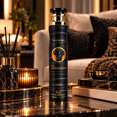 His Confession Air Freshener 300ml (10.1 oz) by Lattafa