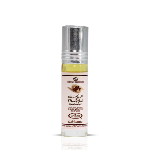 Choco Musk Marshmallow Perfume Oil CPO 6ML (0.2 OZ) by Al Rehab | Strawberry Stuffed Marshmallows, Dusted with Cocoa Kisses (Pack of 3) - Intense Oud
