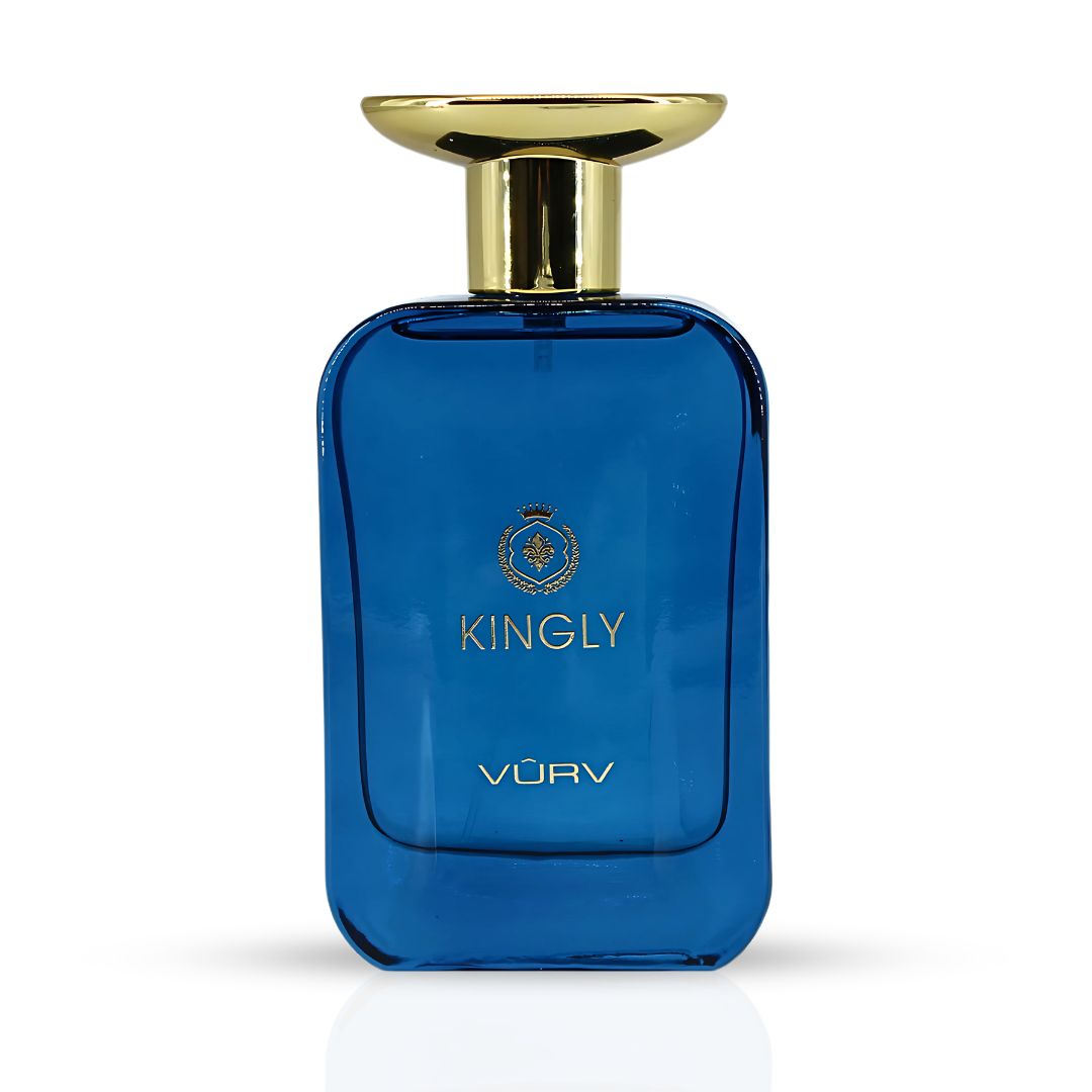 Kingly Eau De Parfum Spray For Men 100ML (3.4 OZ) By Vurv | Long Lasting, Citrusy, Woody & Warm Spicy Fragrance. - Intense Oud