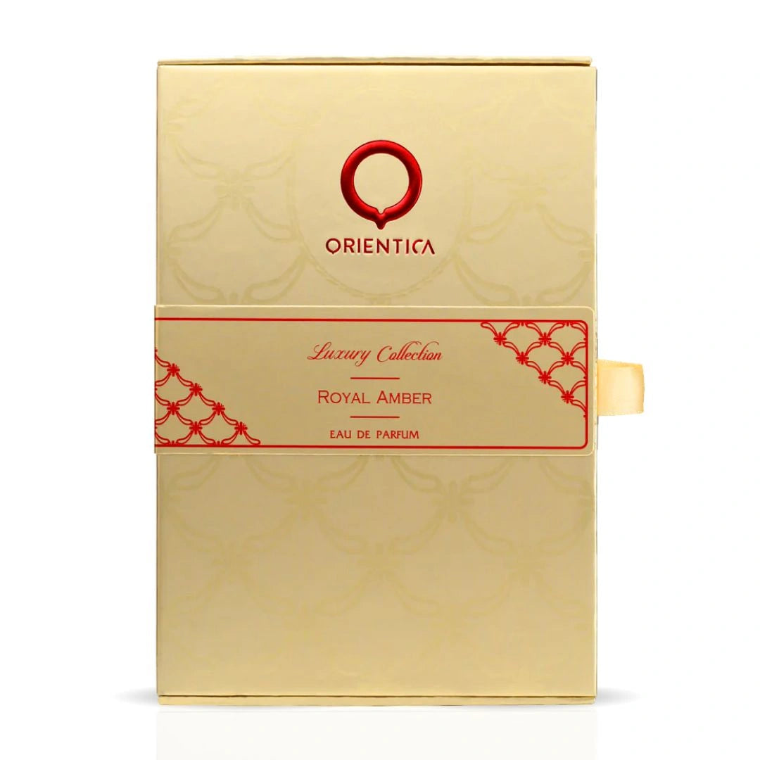 Royal Amber Eau de Parfum Spray 80ml (2.7 Oz) by Orientica | Sophisticated Warmth In Every Spray - Intense Oud