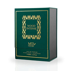 Wood Intense EDP Spray 100ML (3.4OZ) by MTJ | Long Lasting, Refreshing, Floral, Woody, Exquisite Unisex Scent. - Intense Oud
