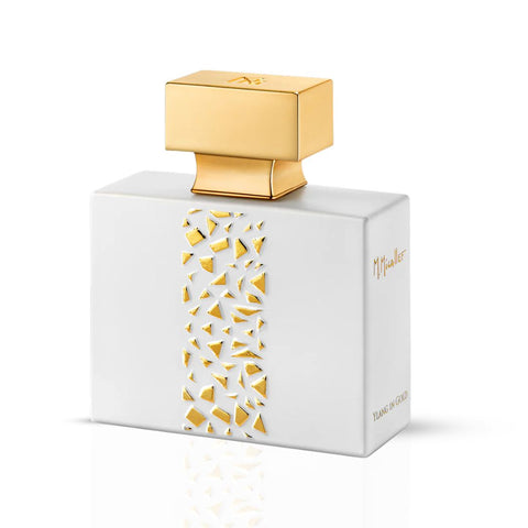 Ylang in Gold Eau de Parfum Spray by M. Micallef, 100ml bottle with elegant gold design and floral fragrance notes.