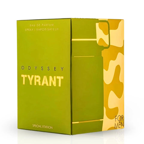 Odyssey Tyrant Special Edition Eau de Parfum Spray 100ml (3.4 Oz) by Armaf | Bold Citrus Meets Aromatic Warmth - Intense Oud