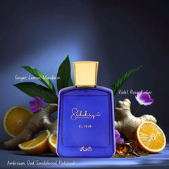 Shuhrah Elixir Pour Homme Eau de Parfum Spray 90ml (3.0 oz) by Rasasi | The Essence of Modern Masculinity - Intense Oud