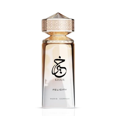 Khair Felicity Eau de Parfum Spray 100ml (3.4 oz) by Paris Corner  (Velvet Pouch)