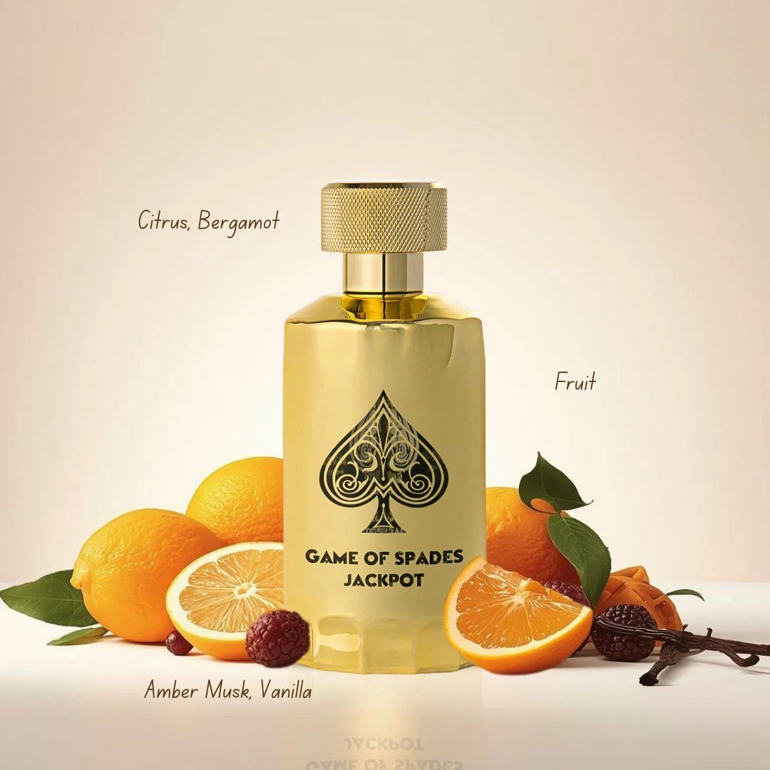 Game Of Spades Jackpot Parfum Spray 100ml (3.4 fl oz) by Jo Milano Paris - Intense Oud