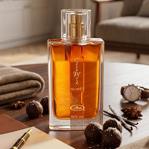 Choco Musk Eau de Parfum Spray 50ml (1.7 oz) by Al Rehab (Auction) (Velvet Pouch)