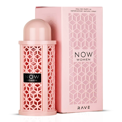 Bundle of Pink Blush Shams Al Emarat Khususi and Now Women Eau de Parfum sprays by Intense Oud, 100ml each, featuring floral and fruity notes.