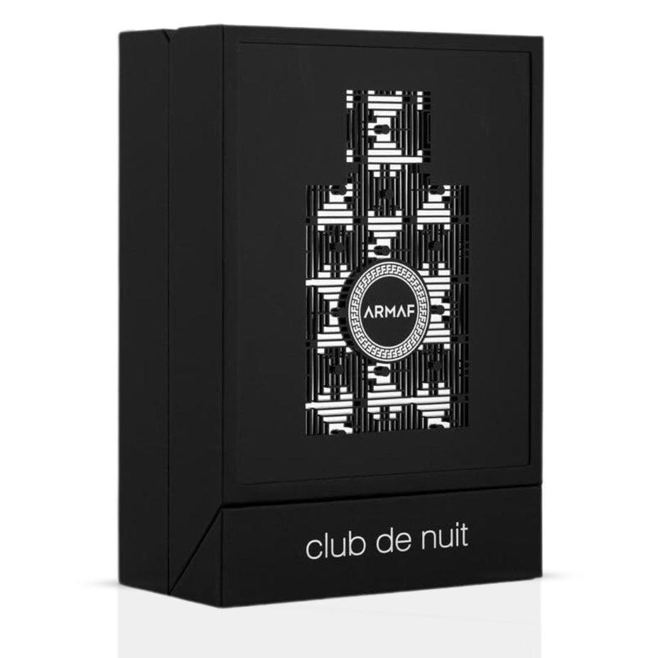 Armaf Club De Nuit Intense Man Limited Edition Pure Parfum Gift Box with 105ml EDP extract, sleek packaging and bottle design.