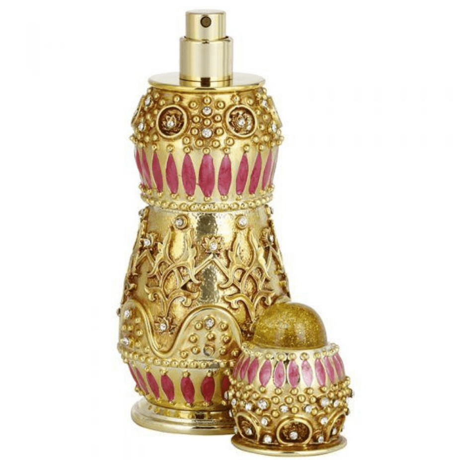 Insherah Gold EDP by Rasasi in a 30ML bottle, showcasing elegant packaging of this luxurious Eau De Parfum.