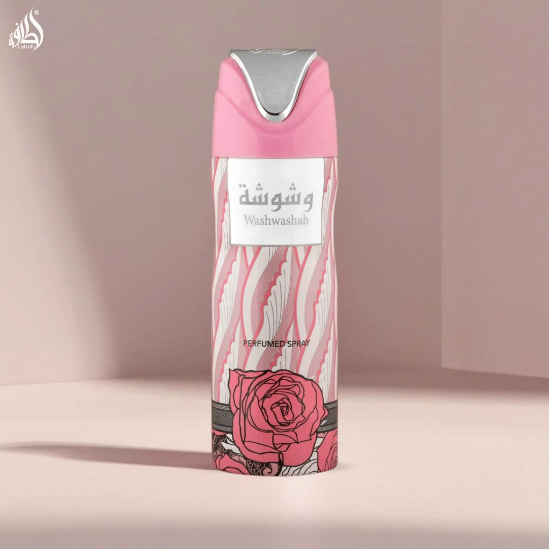 Washwashah for Women Deodorant - 200ML (6.7 oz) by Lattafa | Your Scent, Your Strength - Intense Oud