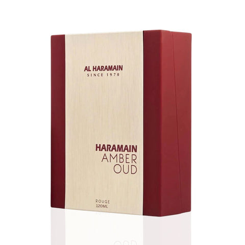 Amber Oud Rouge Edition EDP Spray 120ML (4 OZ) By Al Haramain | A Sophisticated Blend Of Luxurious & Sensual Fragrance Elements. - Intense Oud