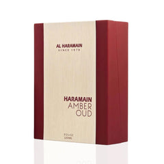 Amber Oud Rouge Edition EDP Spray 120ML (4 OZ) By Al Haramain | A Sophisticated Blend Of Luxurious & Sensual Fragrance Elements. - Intense Oud