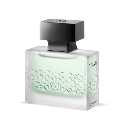 M. Micallef GNTonic Eau De Parfum spray bottle, 100ml (3.4 oz), elegant perfume with sleek packaging and cap.