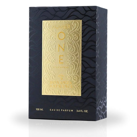 Number One Pour Homme EDP Spray 100ML (3.4 OZ) by Bonanza Satrangi | Long Lasting, Citrusy, Spicy, Musky, Luxurious Fragrance. - Intense Oud