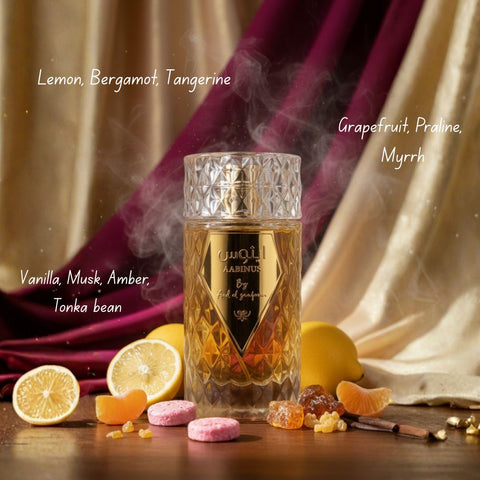 Aabinus by Ard Al Zaafaran & Khamrah by Lattafa  Eau de Parfum Sprays 100ml (3.4 oz) (Bundle)