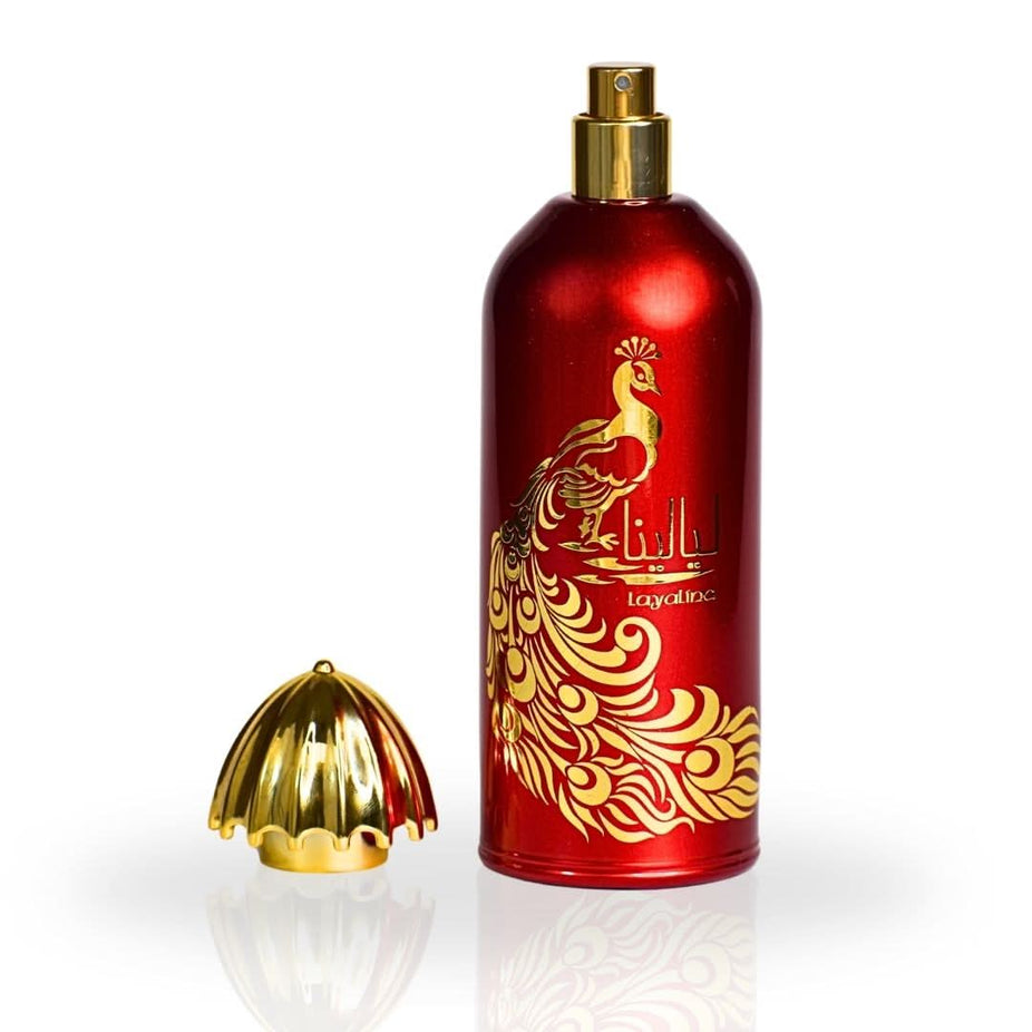 Layalina EDP spray by Ard Al Zaafaran, a 100ml bottle of elegant Eau De Parfum with a floral and oriental fragrance.