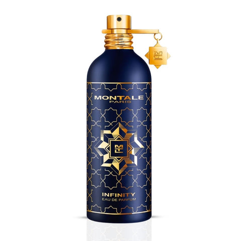 Montale Infinity Eau de Parfum Spray 100ml bottle with elegant design, showcasing the luxurious fragrance and branding.