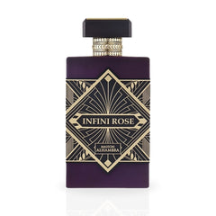Infini Rose Eau De Parfum Spray 100ML (3.4 OZ) By Maison Alhambra | Own Your Style With This Versatile Scent. - Intense Oud