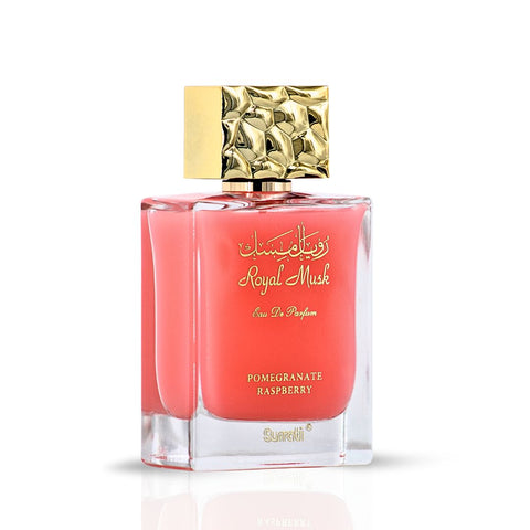 AUCTION Royal Musk Pomegranate Raspberry Eau de Parfum Spray 100ml (3.4 oz) by Surrati (Velvet Pouch)