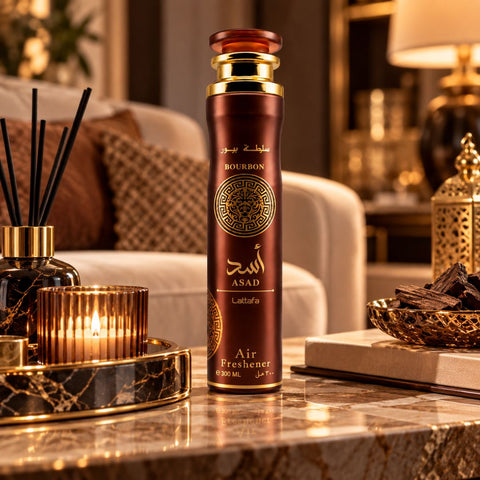 Asad Bourbon Air Freshener 300ml (10.1 oz) by Lattafa