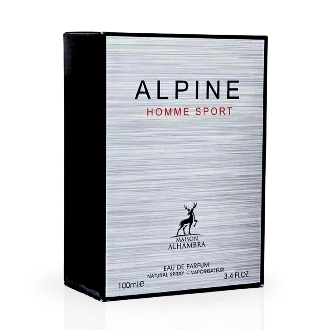 Alpine Homme Sport Eau De Parfum Spray 100ML (3.4 OZ) By Maison Alhambra | Embrace Luxury With Every Delicate Spritz. - Intense Oud