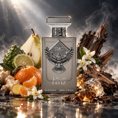 Fayiz & Fawaar Eau de Parfum Sprays 100ml (3.4 oz) by Rasasi (Bundle)