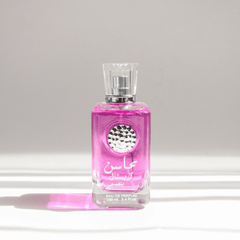 Mahasin Crystal Violet w/ DEO for Women EDP - 100ML by Lattafa - Intense oud