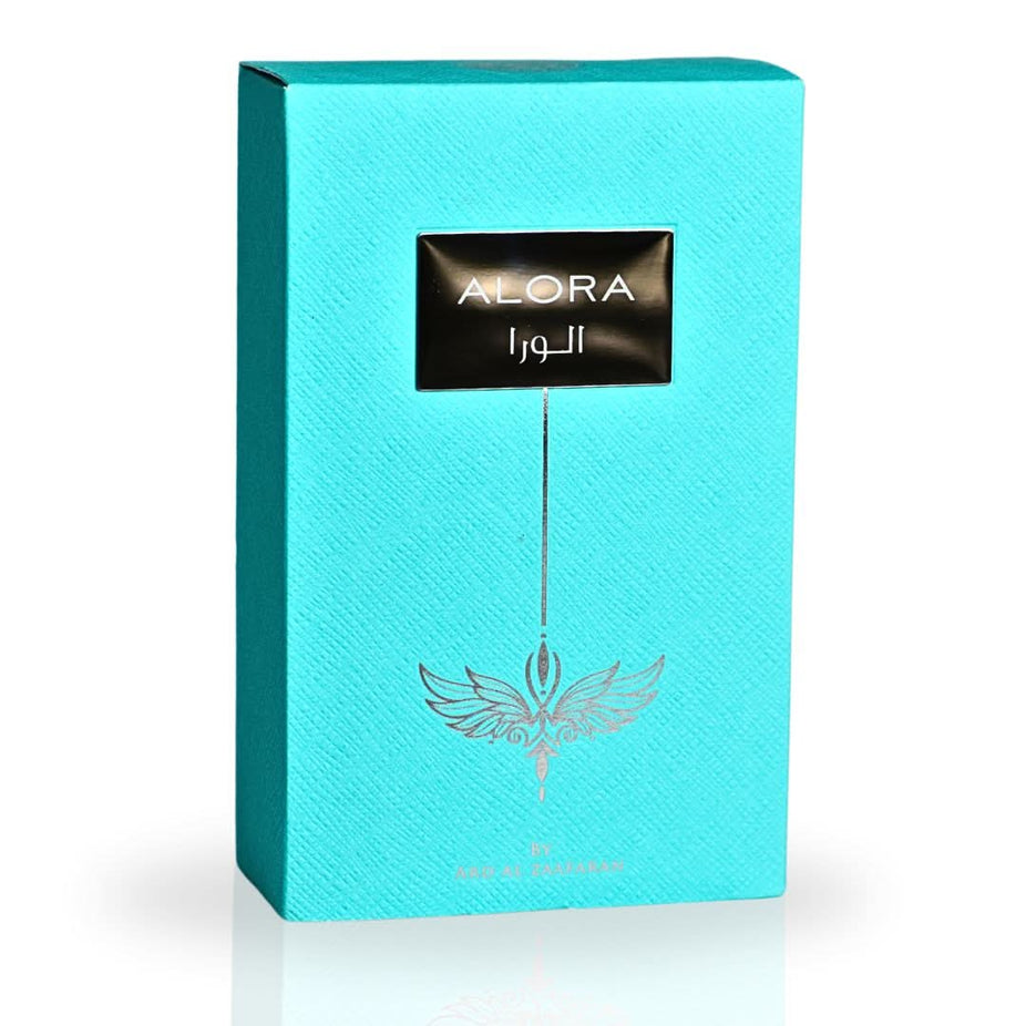 Alora EDP Spray by Ard Al Zaafaran in 100ML bottle, featuring a luxurious floral fragrance with a long-lasting scent.