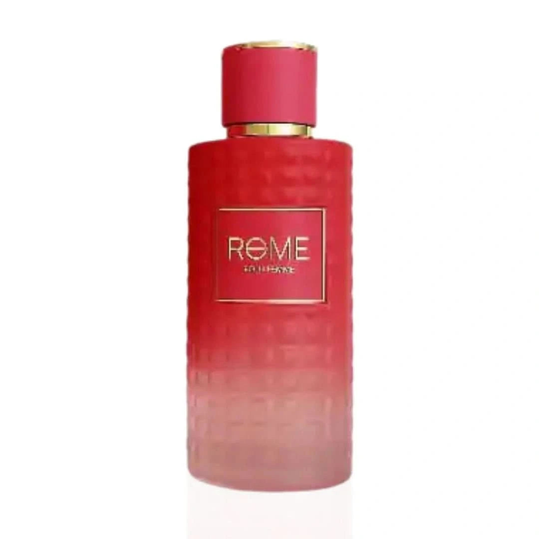 Rome Pour Femme Eau De Parfum Spray by Mast Perfume in a 100ml bottle, featuring elegant packaging and a floral scent.